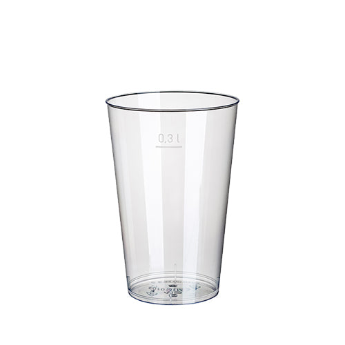 Trinkbecher, PS 0,3 l Ø 7,9 cm · 11,9 cm glasklar