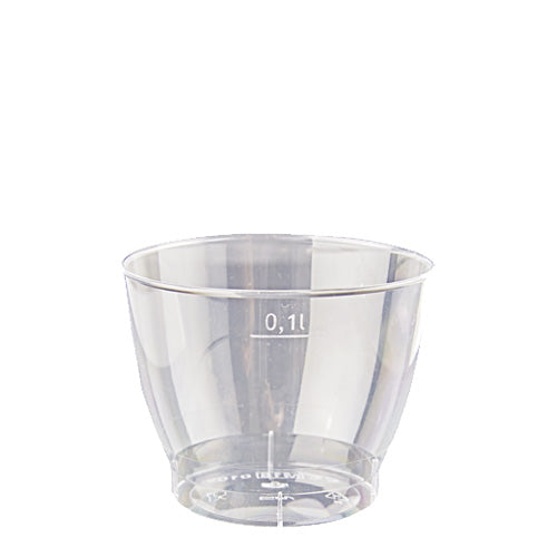 Trinkbecher, PS 0,1 l Ø 6,8 cm · 5,4 cm glasklar