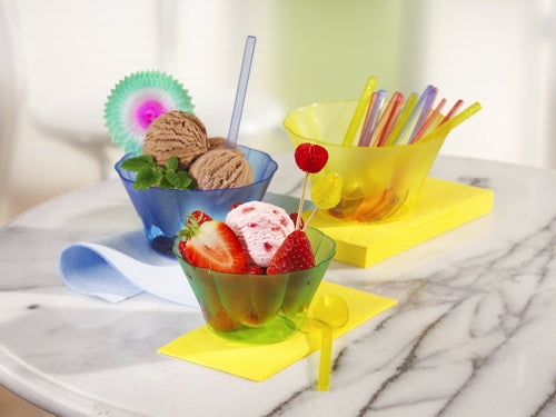 Eis- und Dessertschalen, PS rund 500 ml Ø 13 cm · 7,5 cm orange