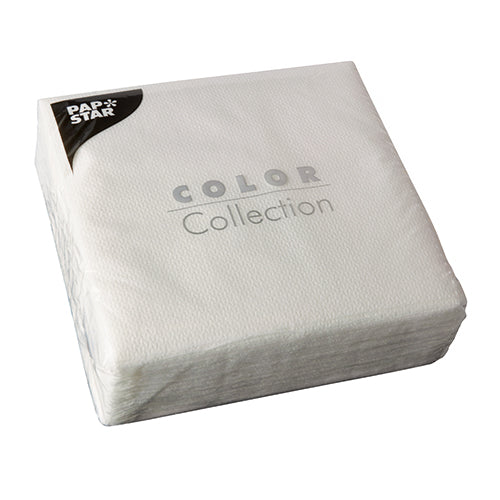 Servietten, 1-lagig 1/4-Falz 33 cm x 33 cm weiss