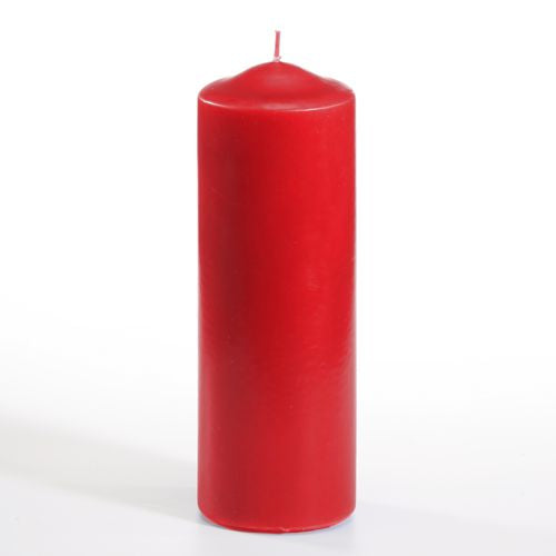 Stumpenkerze Ø 70 mm · 200 mm rot