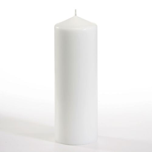 Stumpenkerze Ø 70 mm · 200 mm weiss