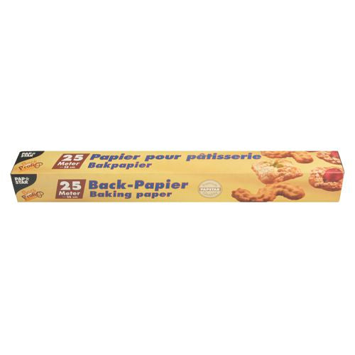 Backpapier 25 m x 38 cm braun in Faltschachtel