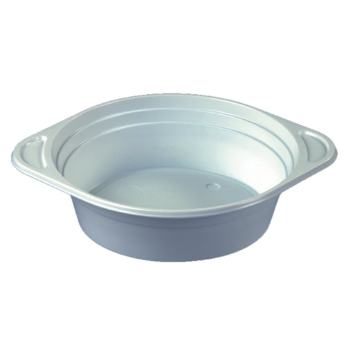 Suppenschalen, PP rund 500 ml Ø 15,6 cm · 4,5 cm weiss mit Anfasser