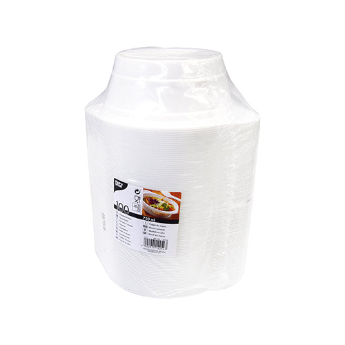 Suppenschalen, PP rund 750 ml Ø 15,6 cm · 6,5 cm weiss mit Anfasser