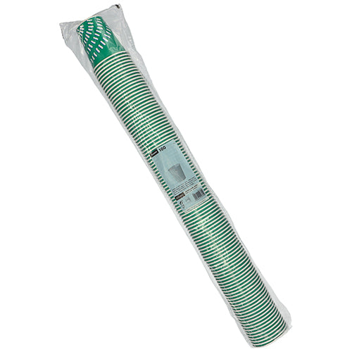 Trinkbecher für Kaltgetränke, Pappe 0,2 l Ø 8 cm · 8,8 cm grün "Rays"