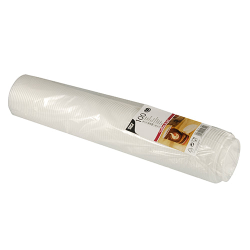 Dom-Deckel, PS "To Go" rund Ø 8 cm · 2,4 cm weiss