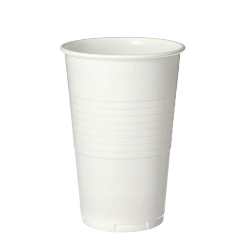 Trinkbecher, PP 0,3 l Ø 7,8 cm · 11,3 cm weiss