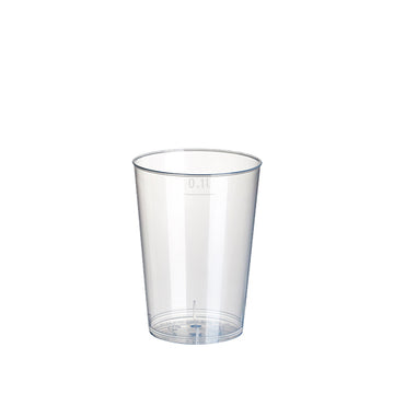 Mehrweg-Trinkbecher PP 0,1 l Ø 5,2 cm · 7,4 cm transluzent