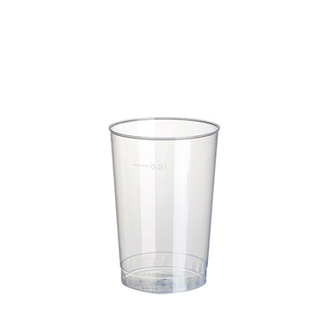 Mehrweg-Trinkbecher PP 0,2 l Ø 6,8 cm · 9,8 cm transluzent