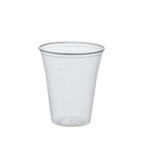 Trinkbecher, PS 0,3 l Ø 9,5 cm · 11 cm klar mit Schaumrand