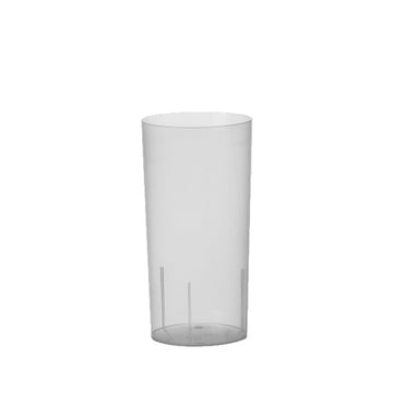 Mehrweg-Gläser für Longdrinks PP 0,2 l Ø 5,5 cm · 10,9 cm transluzent