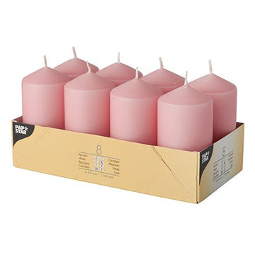 Stumpenkerzen Ø 50 mm · 100 mm altrosa