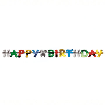 Grußkette 1,4 m "Happy Birthday"