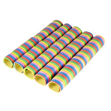 Luftschlangen 4 m "Stripes" flammhemmend