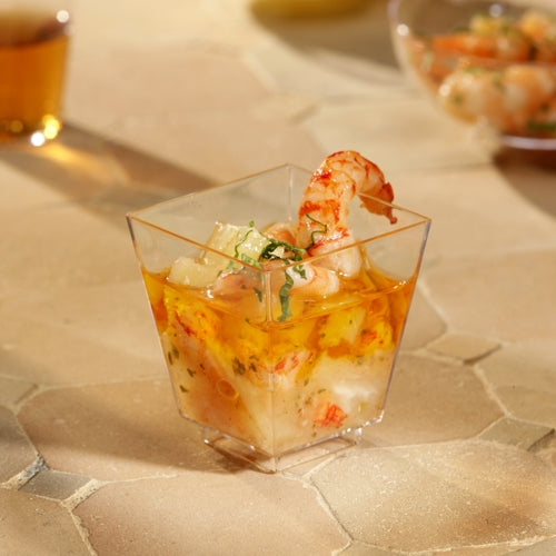 Fingerfood - Schalen, PS eckig 50 ml 5 cm x 4,5 cm x 4,5 cm glasklar