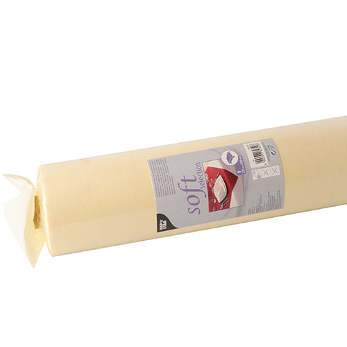 Tischdecke, stoffähnlich, Vlies "soft selection" 25 m x 1,18 m creme