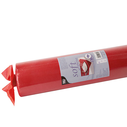 Tischdecke, stoffähnlich, Vlies "soft selection" 25 m x 1,18 m rot
