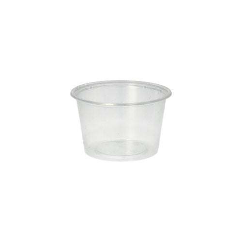 Dressingbecher, PP rund 100 ml Ø 7,1 cm · 4,3 cm transparent