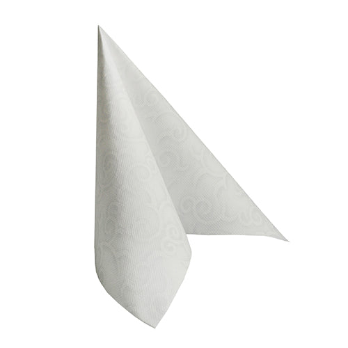 Servietten "ROYAL Collection" 1/4-Falz 40 cm x 40 cm weiss "Casali"