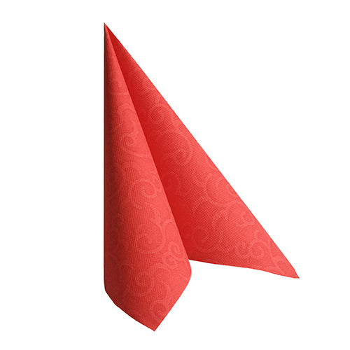 Servietten "ROYAL Collection" 1/4-Falz 40 cm x 40 cm rot "Casali"
