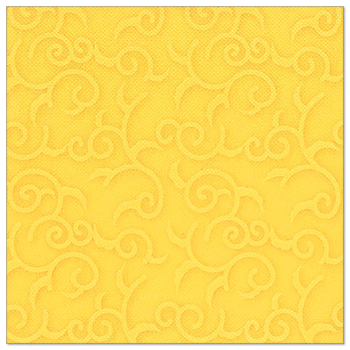 Servietten "ROYAL Collection" 1/4-Falz 40 cm x 40 cm gelb "Casali"