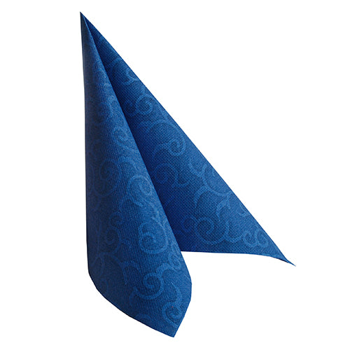 Servietten "ROYAL Collection" 1/4-Falz 40 cm x 40 cm dunkelblau "Casali"