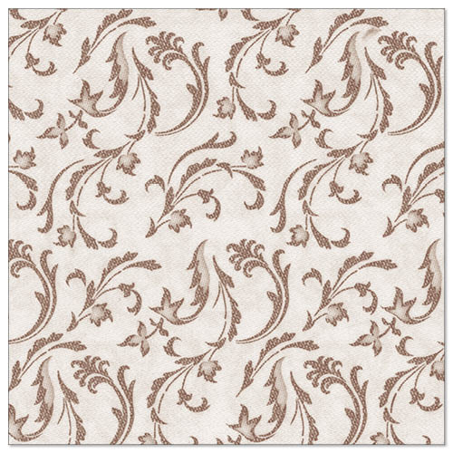 Servietten "ROYAL Collection" 1/4-Falz 40 cm x 40 cm braun "Damascato"