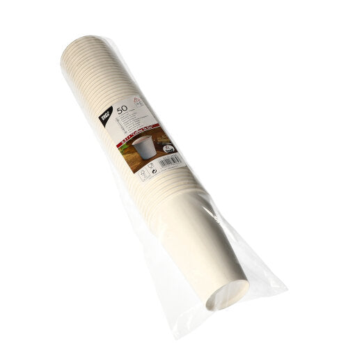 Trinkbecher, Pappe "To Go" 0,3 l Ø 8 cm · 11,7 cm weiss