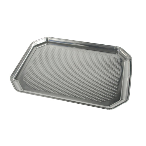 Servierplatten, Alu eckig 35 cm x 26 cm
