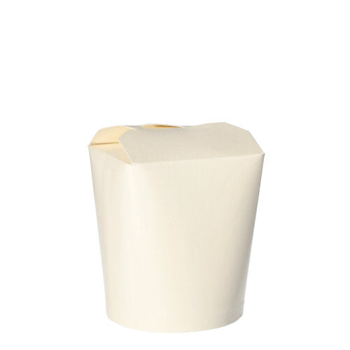 Snackboxen "ASIA" rund 550 ml 10 cm x 8,5 cm x 7,5 cm weiss
