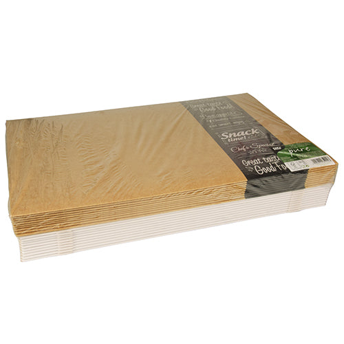 Transport- und Catering-Kartons "pure" eckig 8 cm x 37,5 cm x 55,5 cm "Good Food" groß