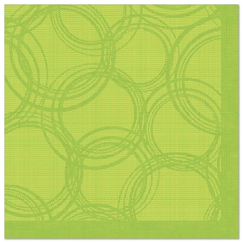 Servietten "ROYAL Collection" 1/4-Falz 40 cm x 40 cm limonengrün "Bubbles"