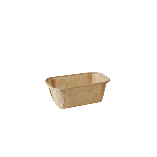 Backformen eckig 167 ml 4 cm x 6,5 cm x 11 cm braun