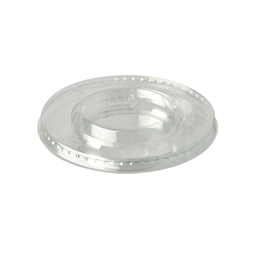 Deckel, PLA "pure" rund Ø 9,5 cm glasklar mit Kreuzschlitz