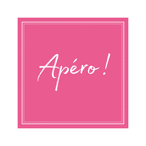 Servietten, 3-lagig 1/4-Falz 25 cm x 25 cm fuchsia "Apero"