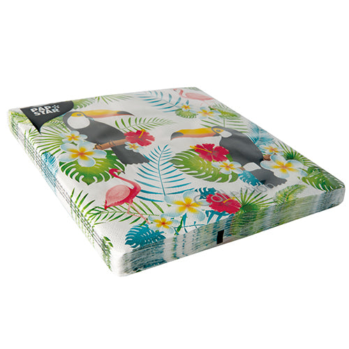 Servietten, 3-lagig 1/4-Falz 40 cm x 40 cm "Toucan"