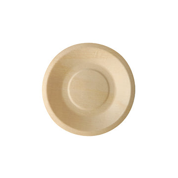 Fingerfood - Teller, Holz "pure" rund Ø 14 cm · 2 cm