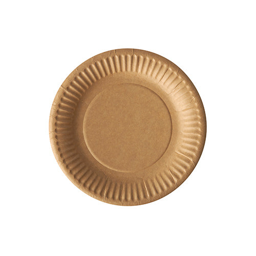 Teller, Pappe "pure" rund Ø 15 cm braun