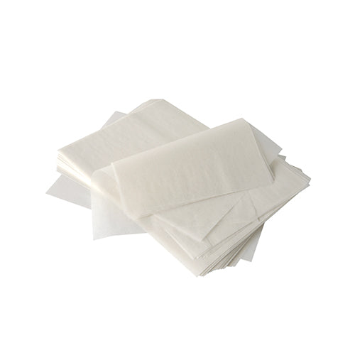Blatt Sahneabdeckpapier 22 cm x 16 cm weiss mit Palmwachsbeschichtung
