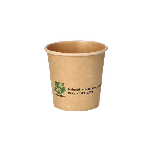 Portionsbecher, Pappe 90 ml Ø 6 cm · 5,8 cm braun