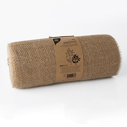 Dekoband Jute 10 m x 30 cm natur auf Rolle