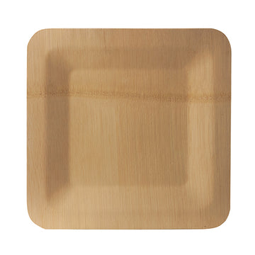 Teller, Bambus "pure" eckig 1,5 cm x 25,5 cm x 25,5 cm