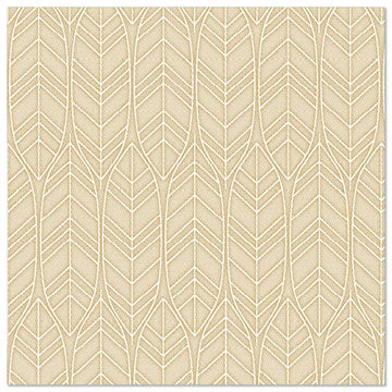 Servietten "ROYAL Collection" 1/4-Falz 40 cm x 40 cm sand "Leaves"