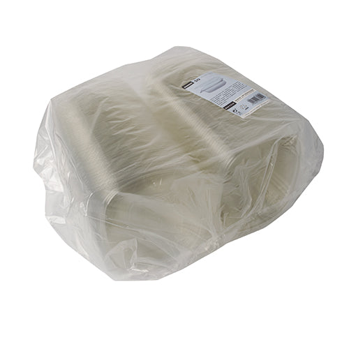 Feinkost- und Salatschalen mit Klappdeckel, R-PET oval 750 ml 6,2 cm x 14,4 cm x 17,5 cm klar