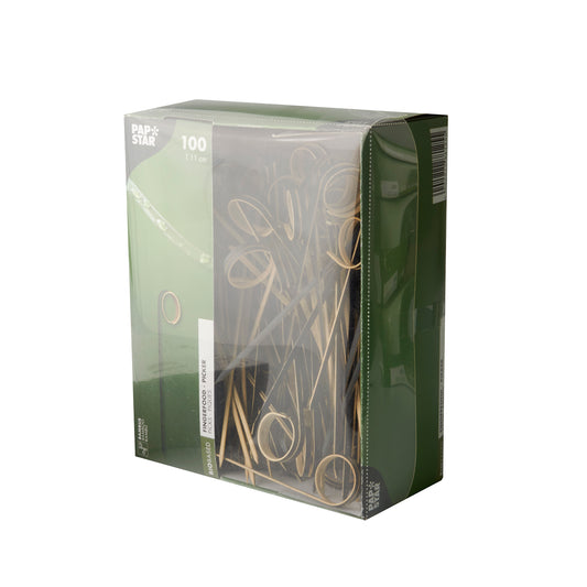 Fingerfood - Picker 11 cm schwarz "Twister"