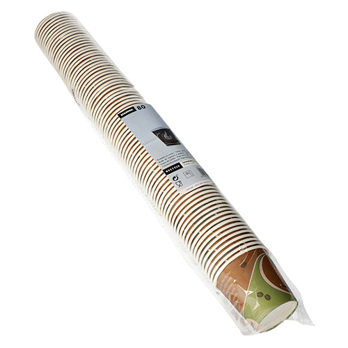 Trinkbecher, Pappe "To Go" 0,1 l Ø 6,3 cm · 6 cm "Barista Time"