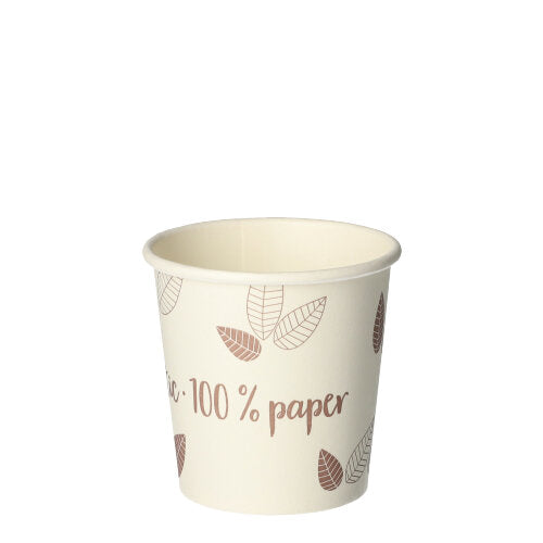 Trinkbecher, Pappe "pure" 0,1 l Ø 6,3 cm · 6 cm "ZERO"