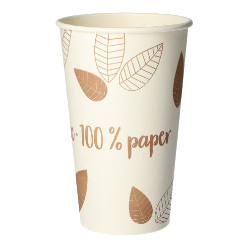 Trinkbecher, Pappe "pure" 0,4 l Ø 9 cm · 13,9 cm "ZERO"