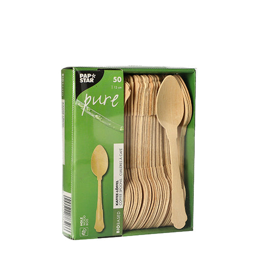 Kaffeelöffel, Holz "pure" 12 cm "Vintage"